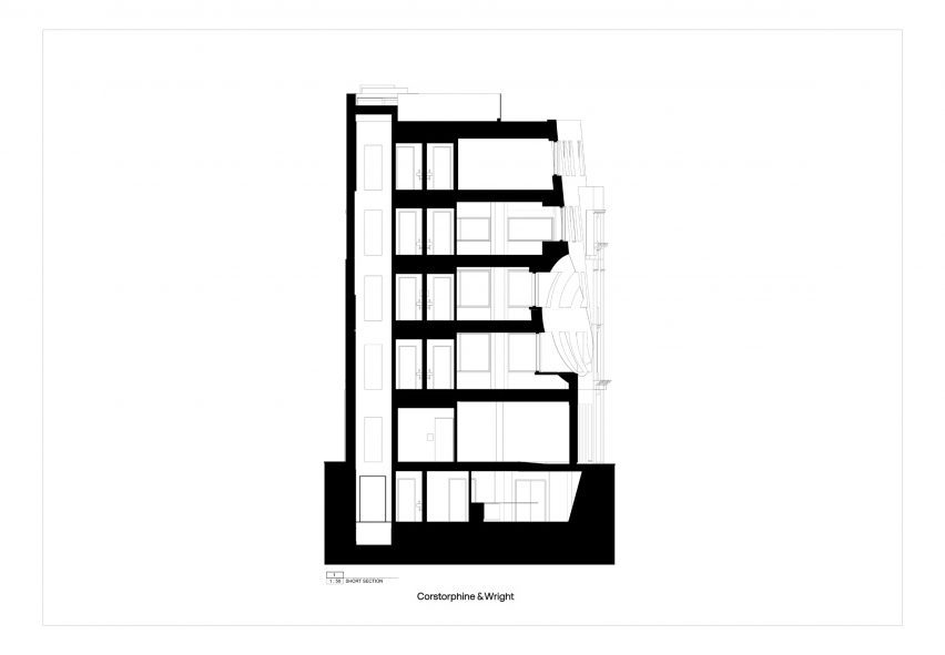 Section of The Scoop by Corstorphine & Wright