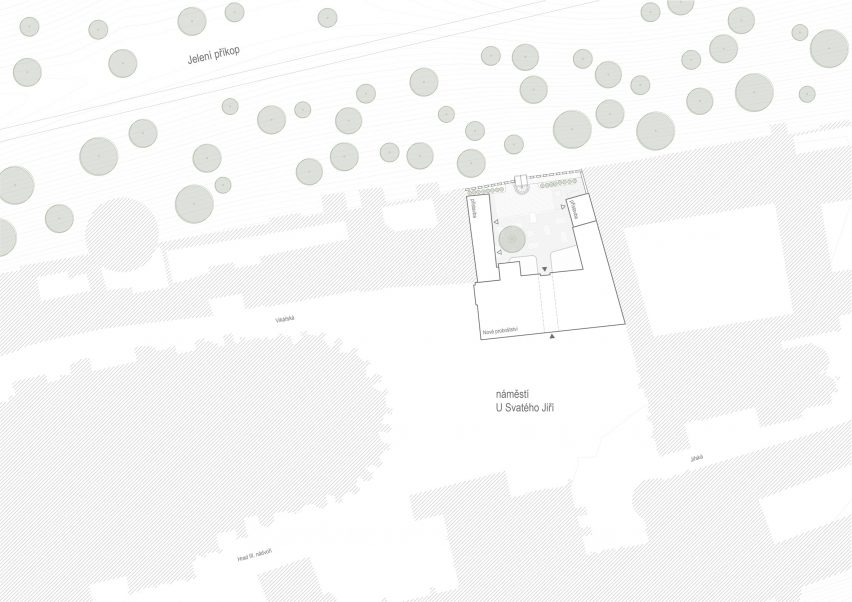 Site plan of New Provostry by Studio Acht