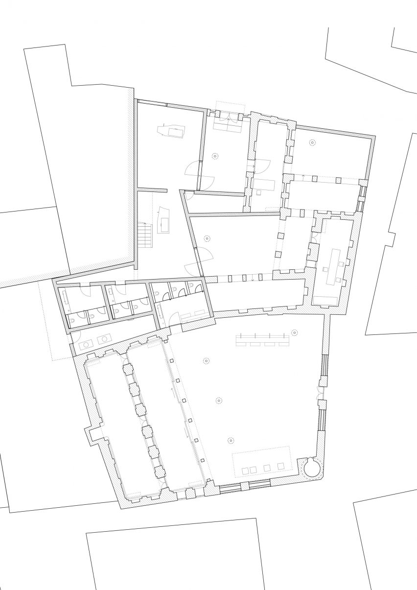 Plan of Siyadi Pearl Museum by Studio Anne Holtrop