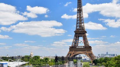 Eiffel Tower Stadium for the Paris 2024 Olympics