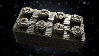 Lego-style 3D-printed brick by the European Space Agency