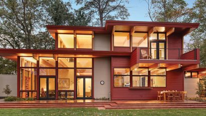 Frank Lloyd Wright and Lindal Cedar Homes house