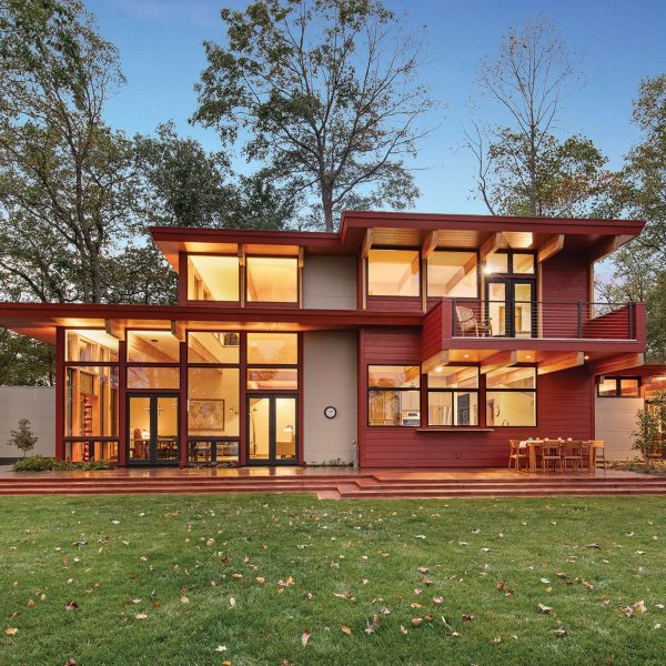 Frank Lloyd Wright and Lindal Cedar Homes house