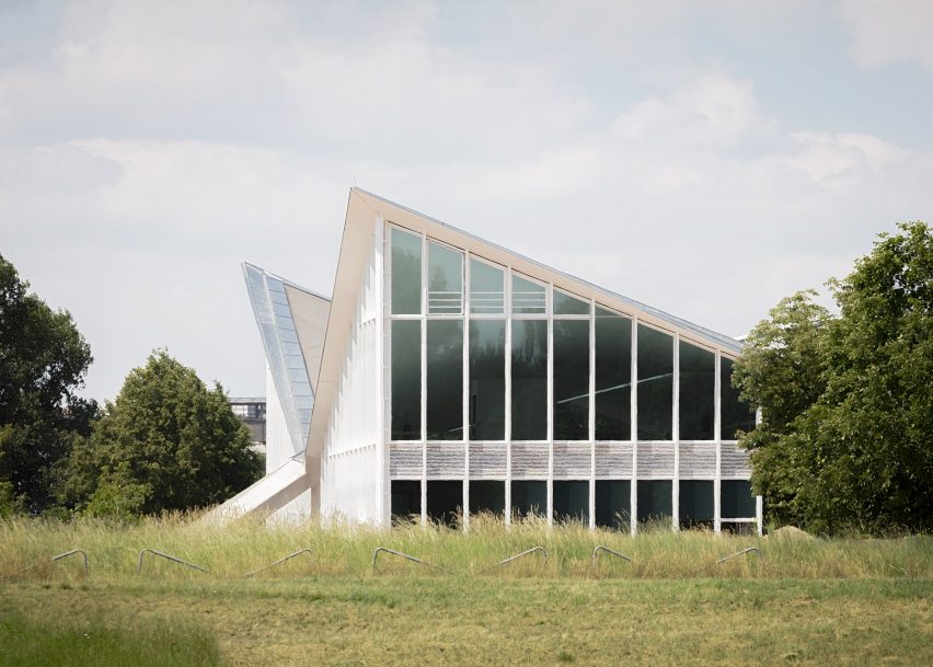 The Hyparschale Magdeburg refurbishment by GMP Architekten