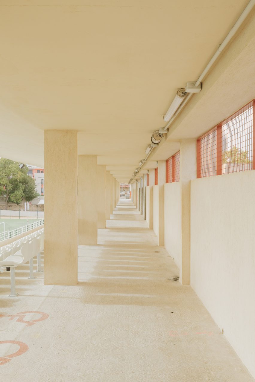 Jean Bouissou Stadium Stand by Baito Architectes and Atelier Pirollet Architectes