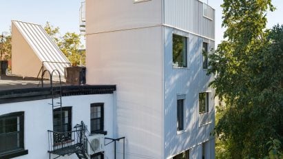 Metal extension to Brooklyn apartment