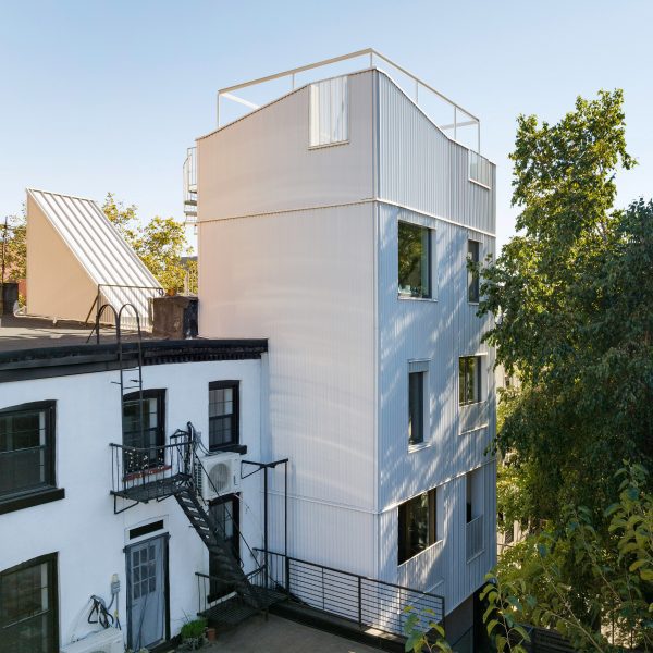 Metal extension to Brooklyn apartment