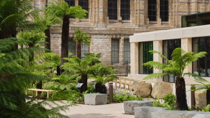 The Natural History Museum gardens by Feilden Fowles and J&L GIbbons