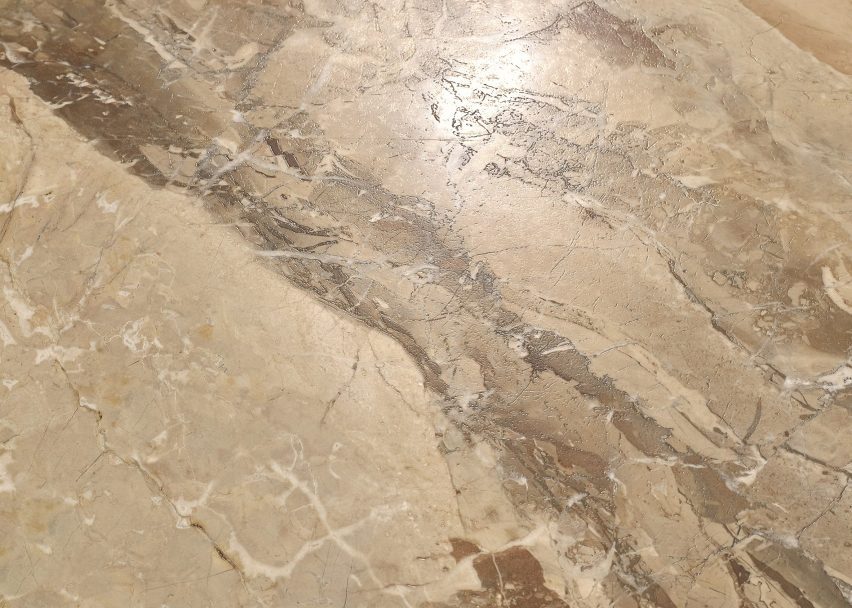 Kaolin Breccia Aurora with a Next Generation surface finish