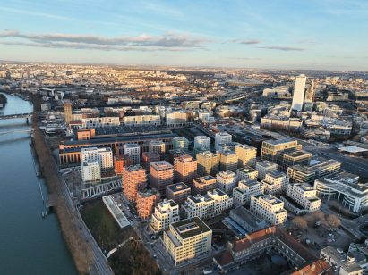Aerial photo of Paris Olympic Village