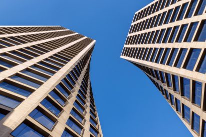 Two skyscrapers in New York City