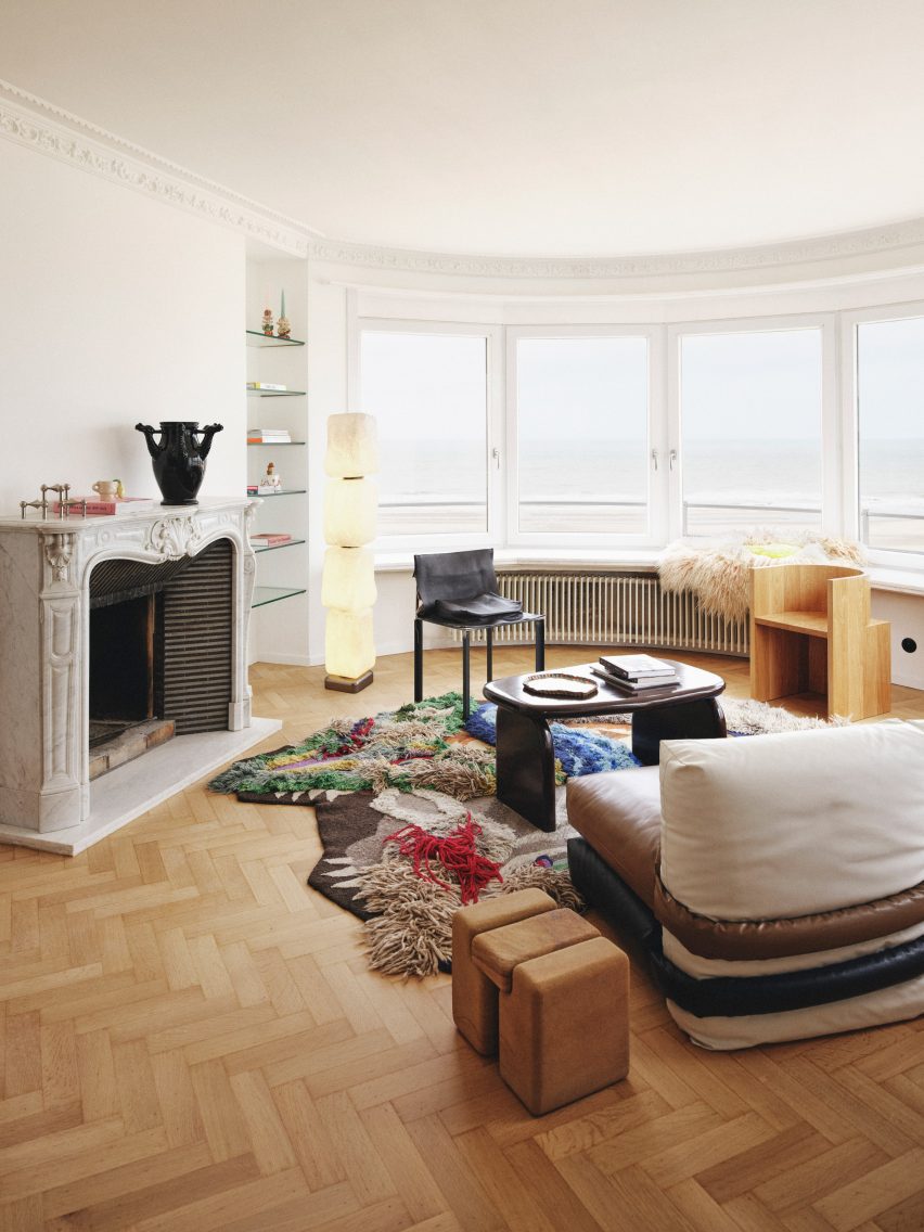 Living and dining room in Paradis Apartment