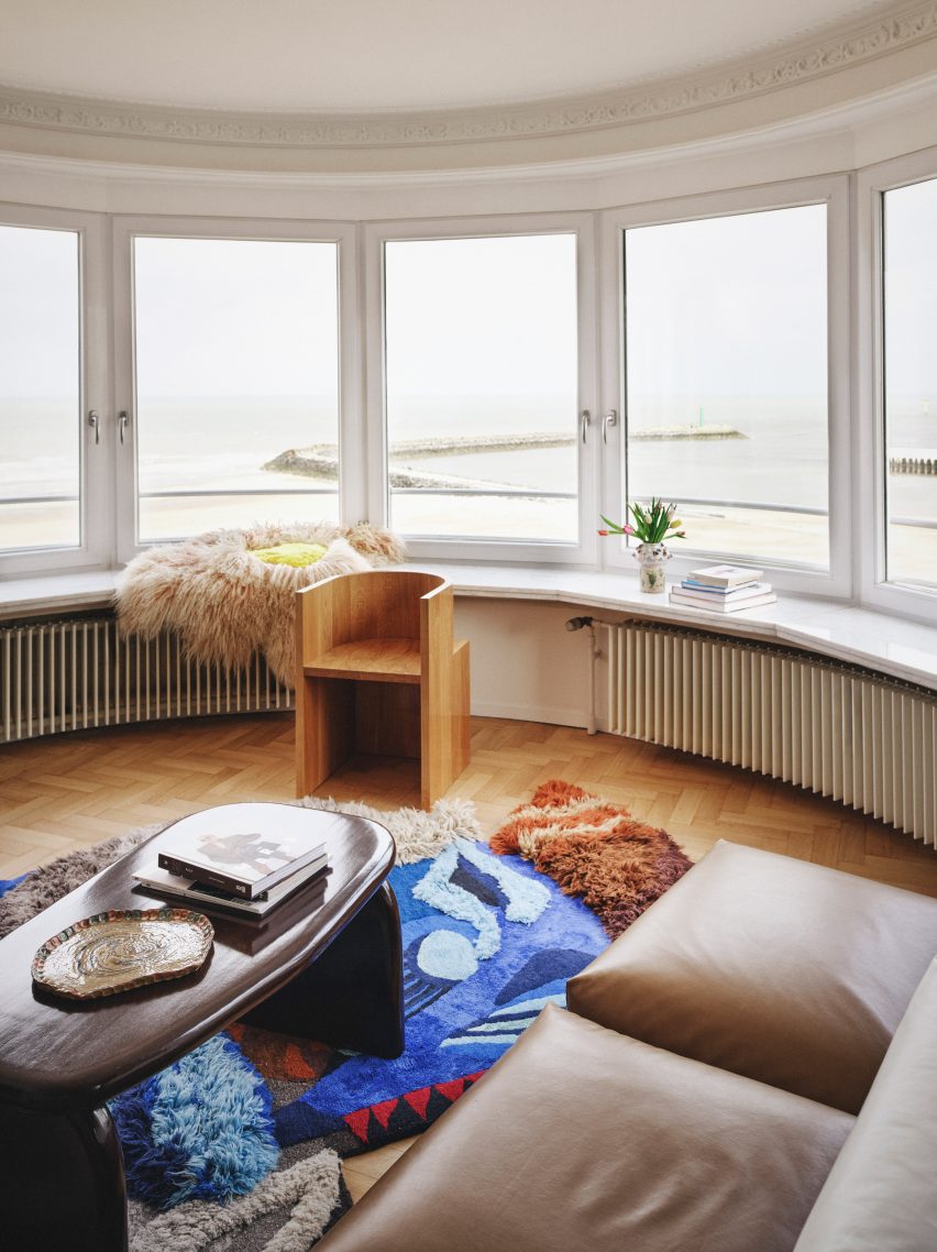 Living and dining room in Paradis Apartment