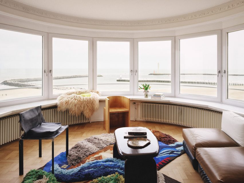 Living and dining room in Paradis Apartment