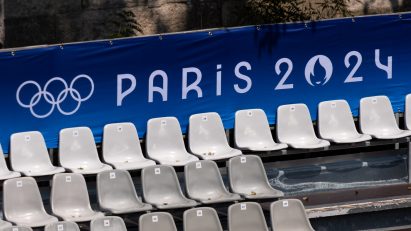 Spectator seating at the Paris 2024 Olympics