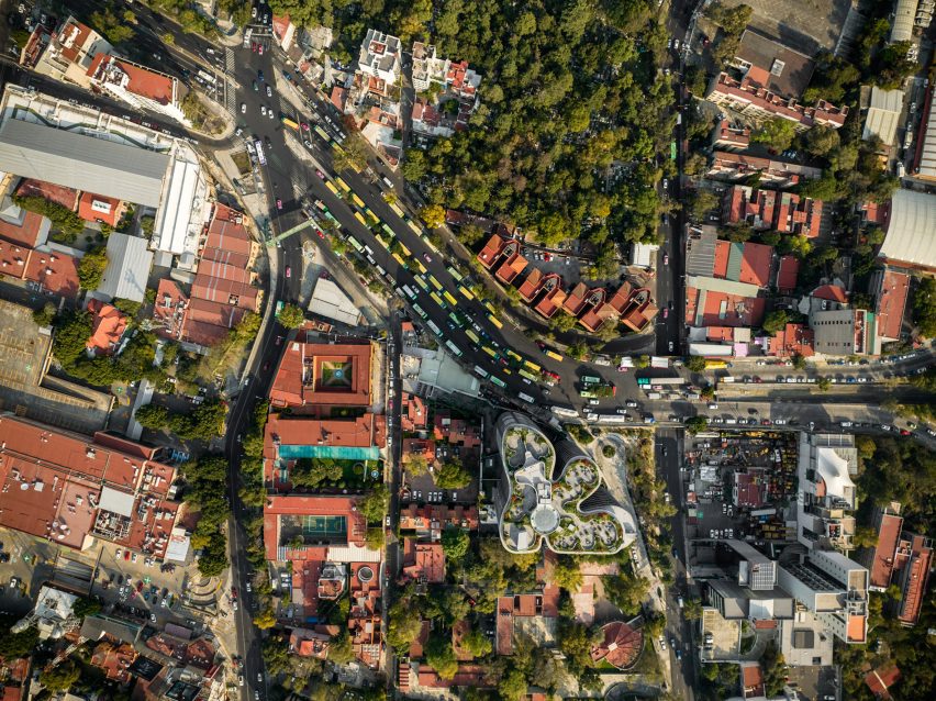 Mexico City birds eye view