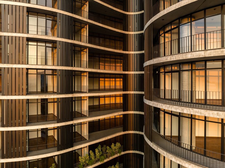 Curved terraces