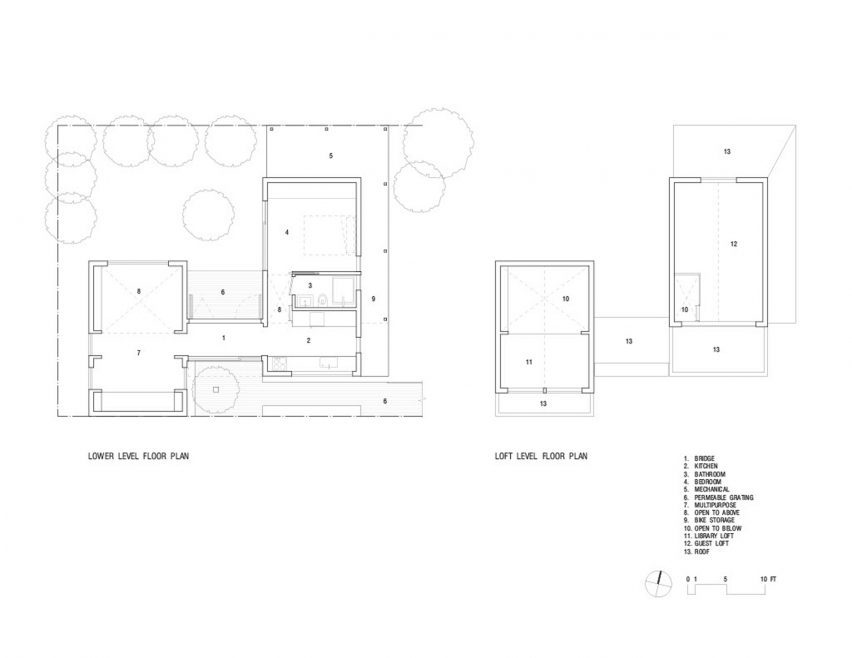 Floor Plan of Evelyn ADU by 3R Studio