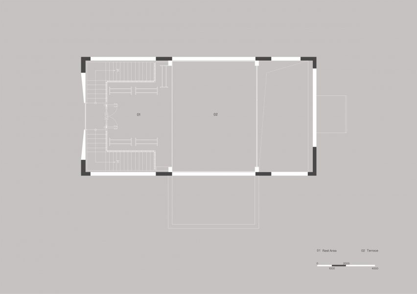 Plan of Nice Rice by Say Architects
