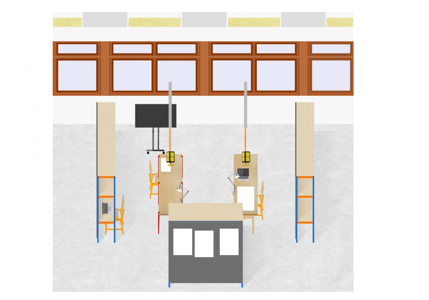 Plan of University of Kent building by Sam Jacob Studio