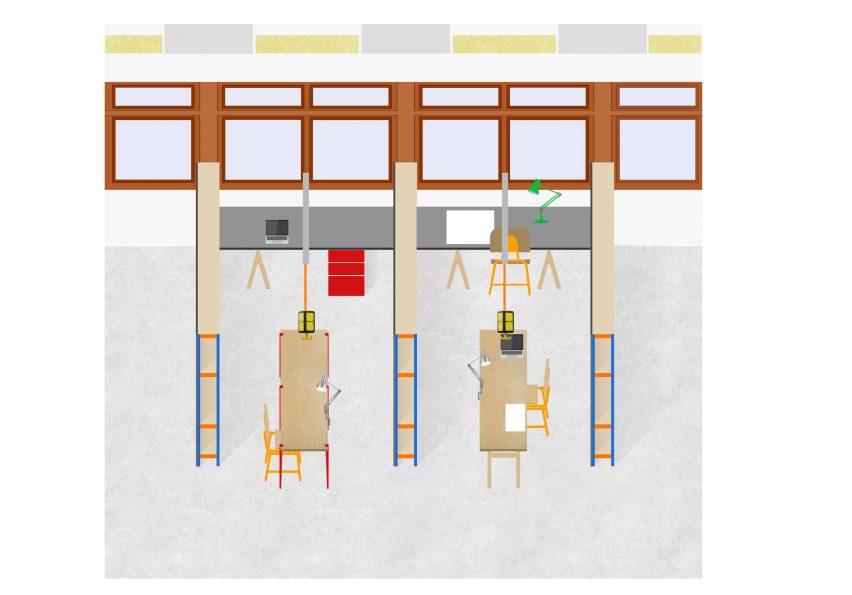 Plan of University of Kent building by Sam Jacob Studio