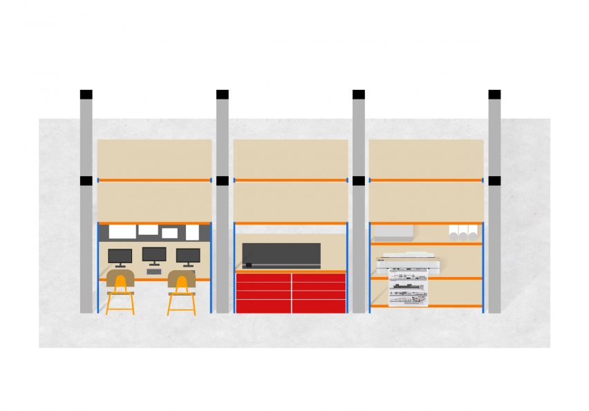 Plan of University of Kent building by Sam Jacob Studio