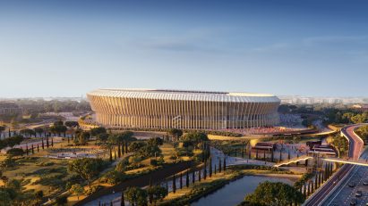 AS Roma stadium design by Populous