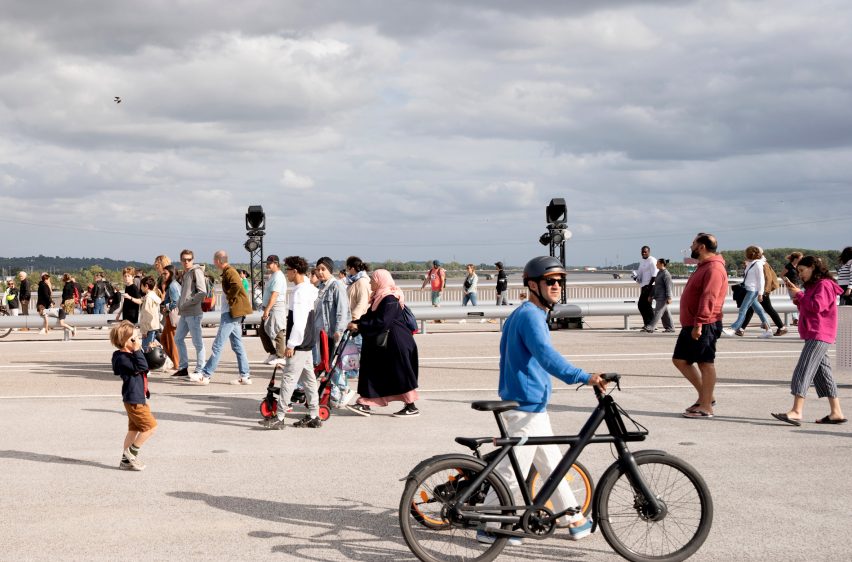 Simone Veil Bridge in Bordeaux by OMA
