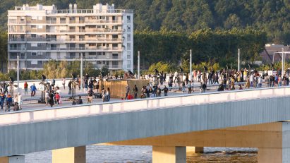 Simone Veil Bridge in Bordeaux by OMA