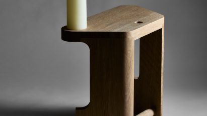 Pew stool by EJM Studio