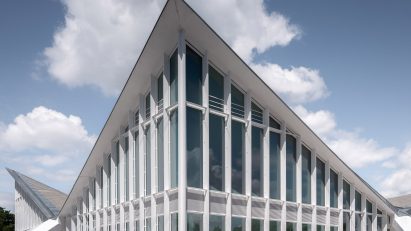 The Hyparschale Magdeburg refurbishment by GMP Architekten