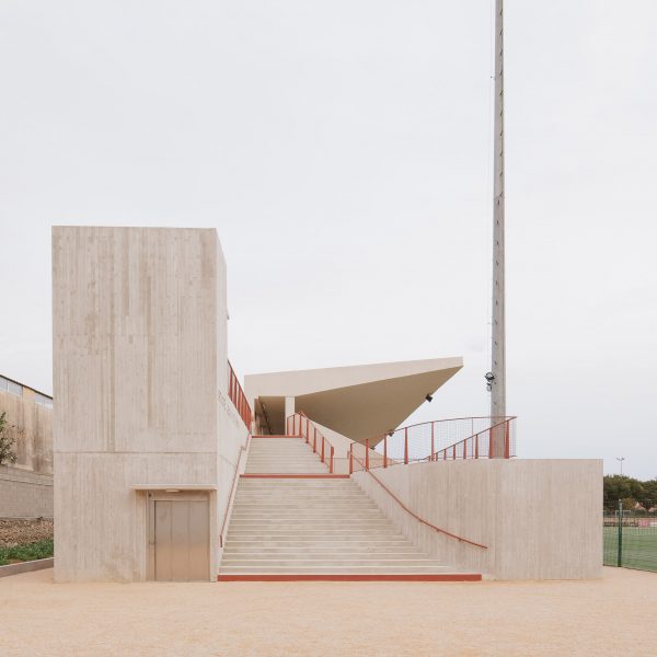 Jean Bouissou Stadium Stand by Baito Architectes and Atelier Pirollet Architectes