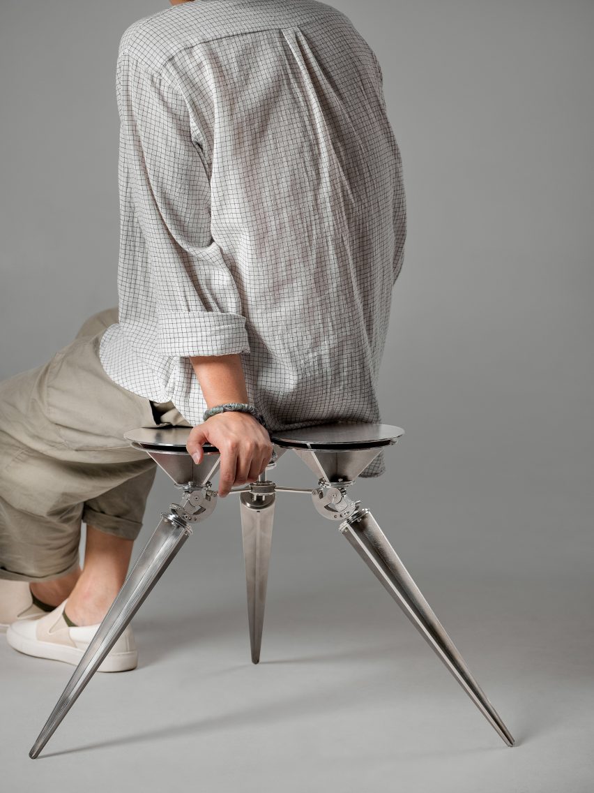 Chul-02 Cone Stool by Sukchulmok