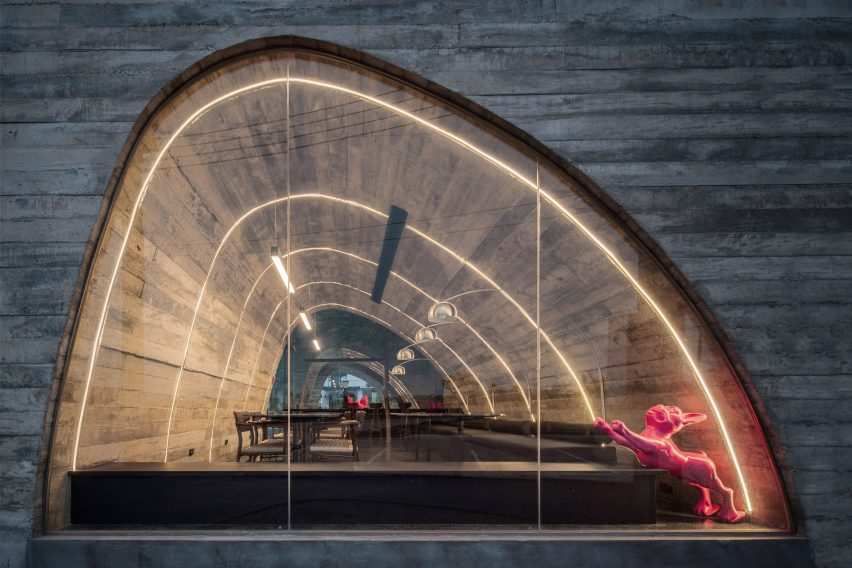 Concrete cafe in Nakhon Ratchasima