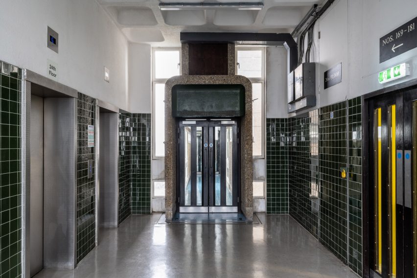 Trellick Tower hallway