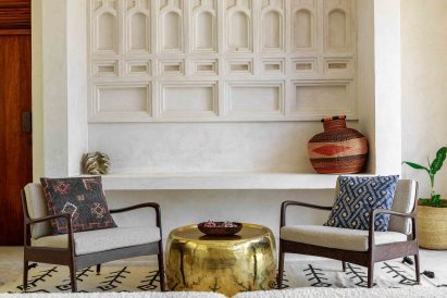 Seating space within home by Studio Mehta Architecture