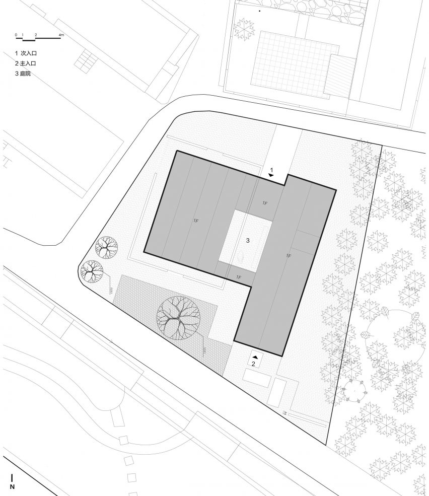 Site plan of Villagers' Home by UAD