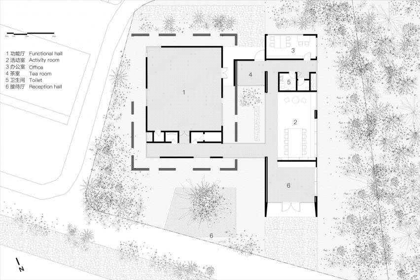 Floor plan of Villagers' Home by UAD