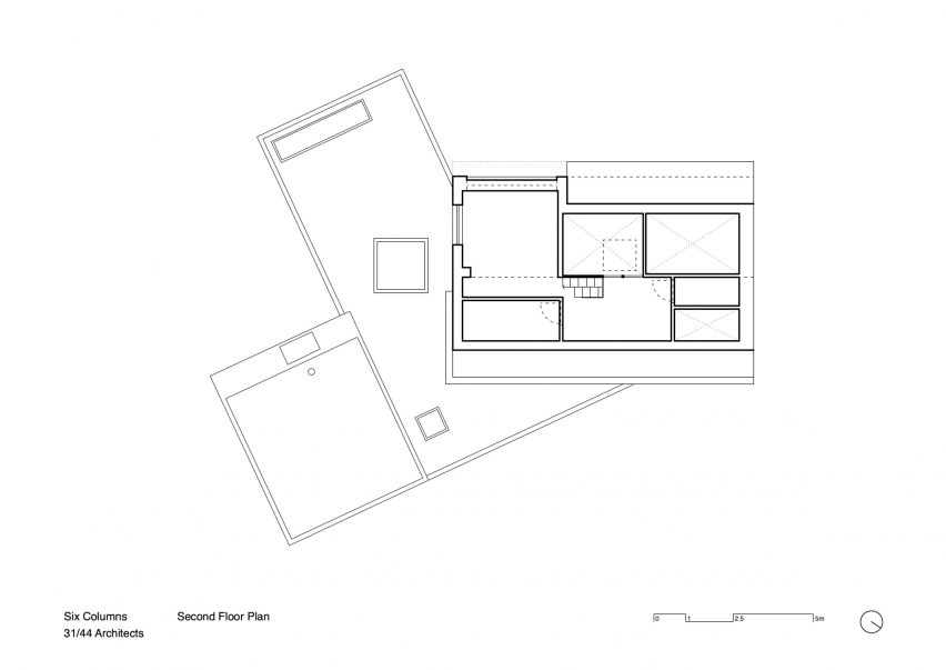 6 Columns house by 31/44 Architects plans