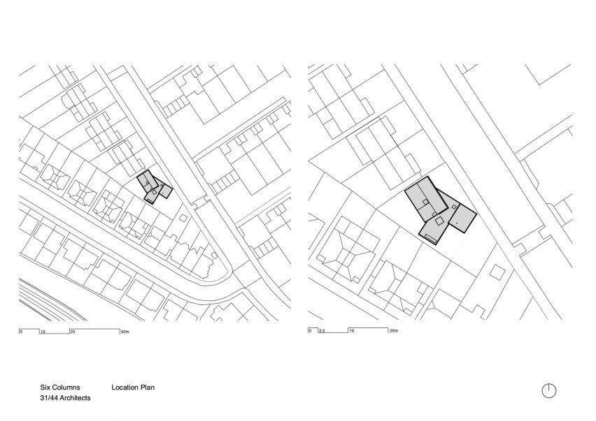 6 Columns house by 31/44 Architects plans