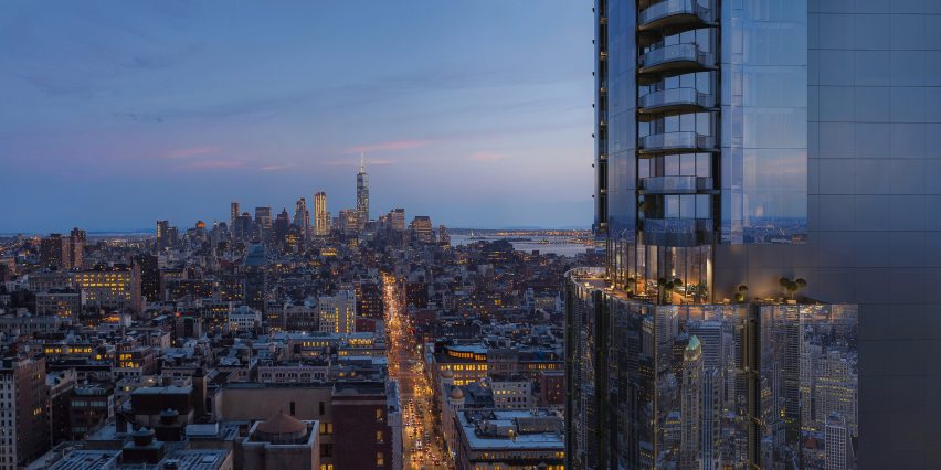 A Manhattan skyscraper