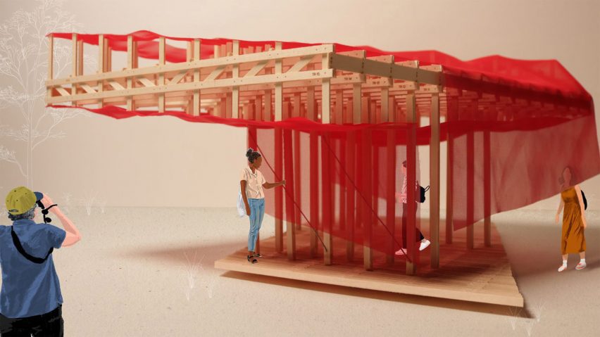 Photo of architectural model