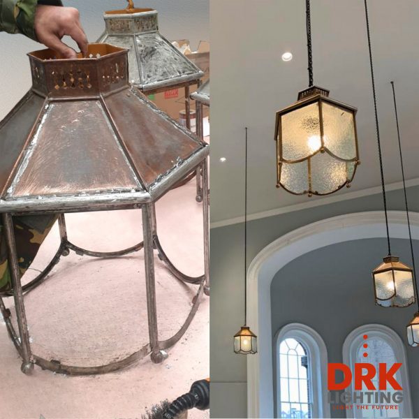Collage photo of lanterns