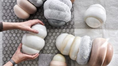 Danish designer Anne Brandhøj's organically shaped pieces are part of a wider trend in Scandinavian design.