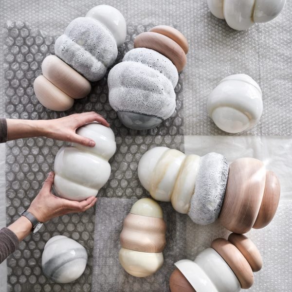 Danish designer Anne Brandhøj's organically shaped pieces are part of a wider trend in Scandinavian design.