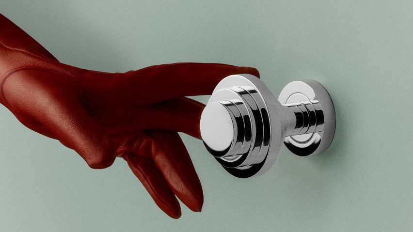 Zzzigurat doorknob by Sans-Arc Studio for Bankston Architectural