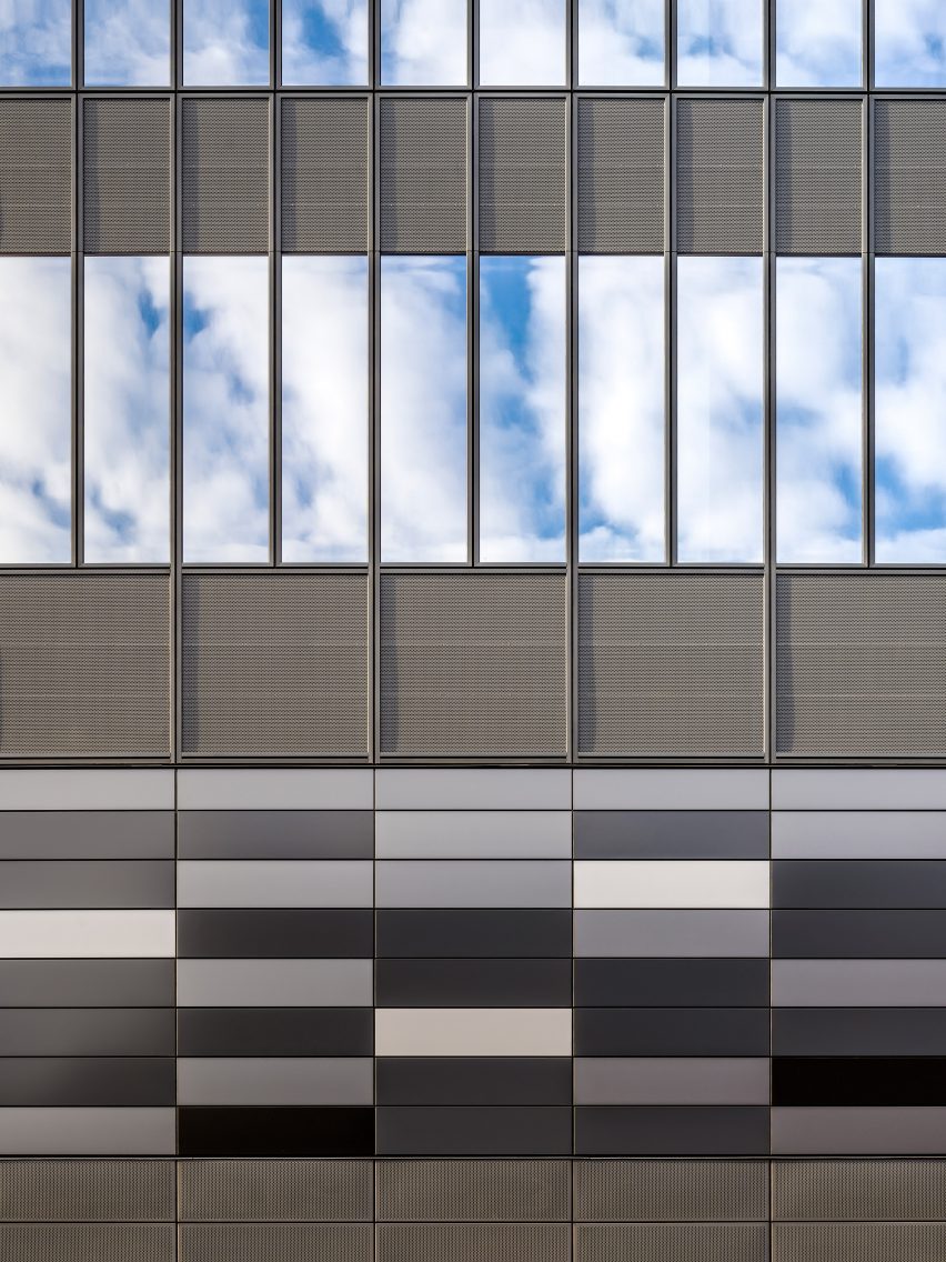 A grey facade