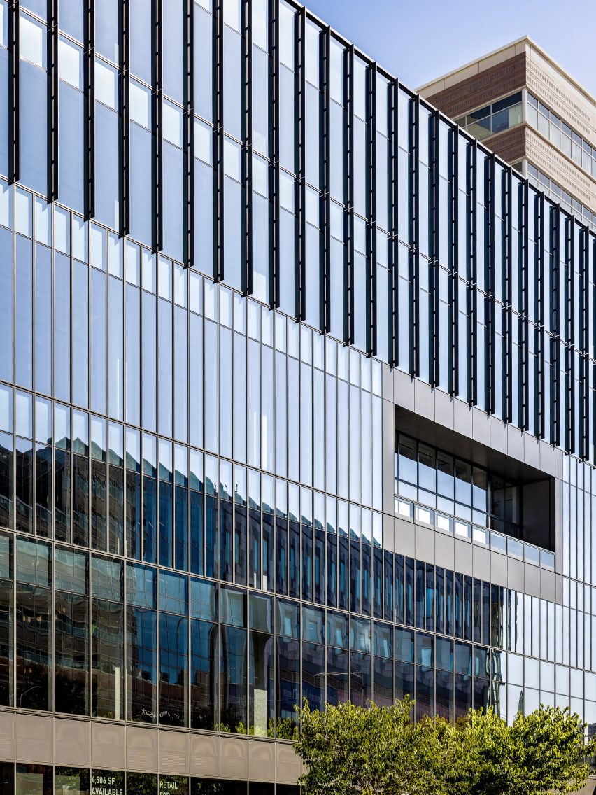 Glass facade