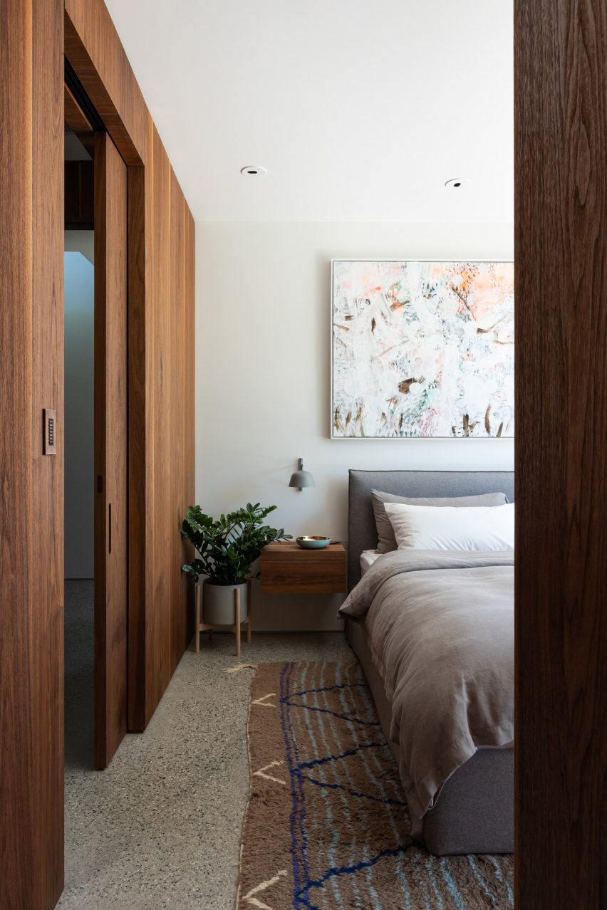 Gray bed covers