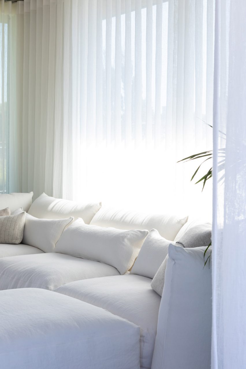 White couch
